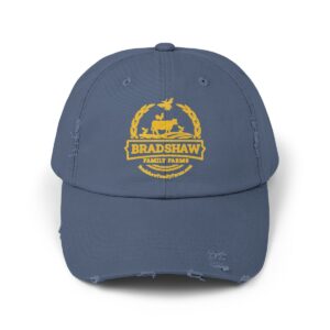 Bradshaw family farms logo on hat
